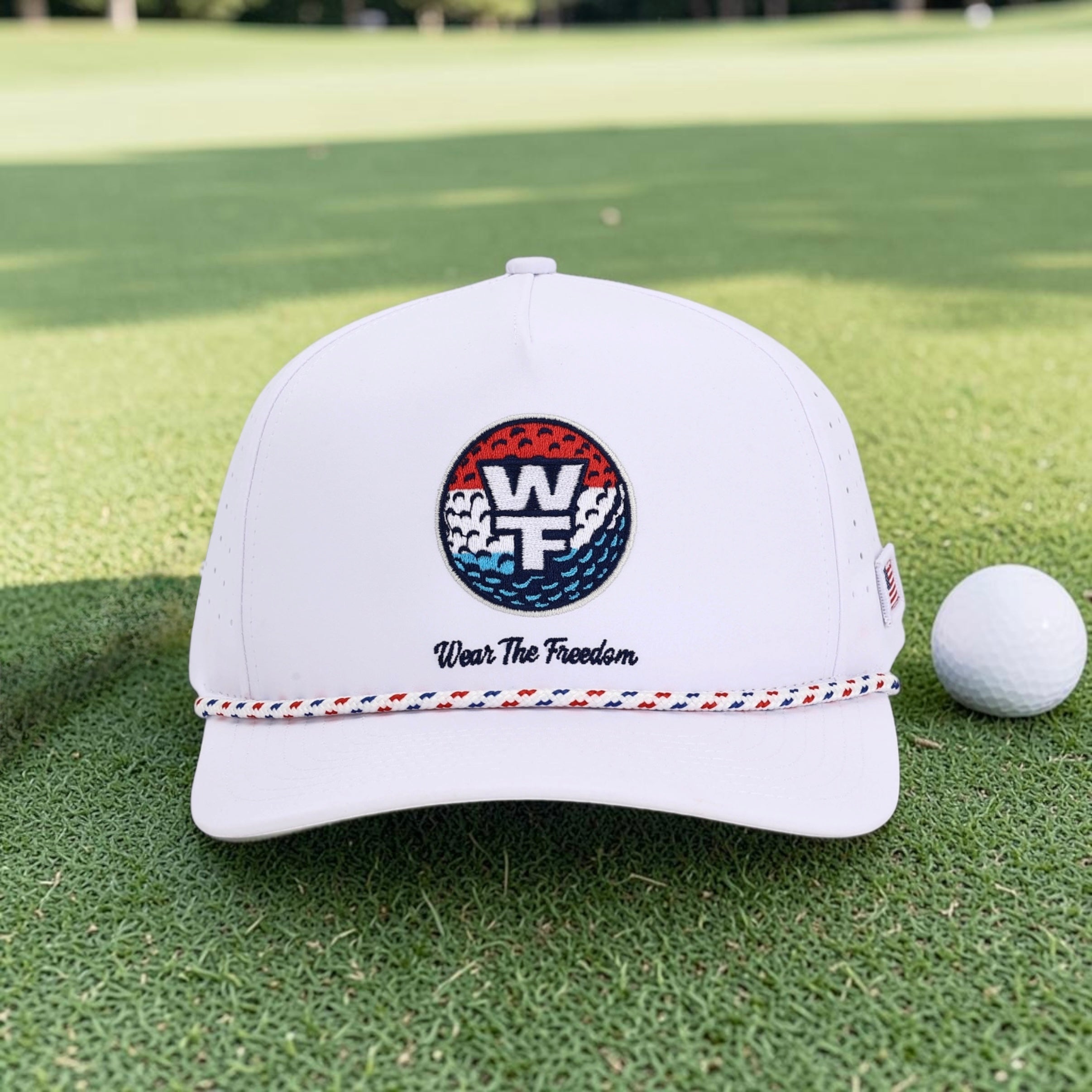 The Patriot-White WTF Hat| Wear The Freedom®
