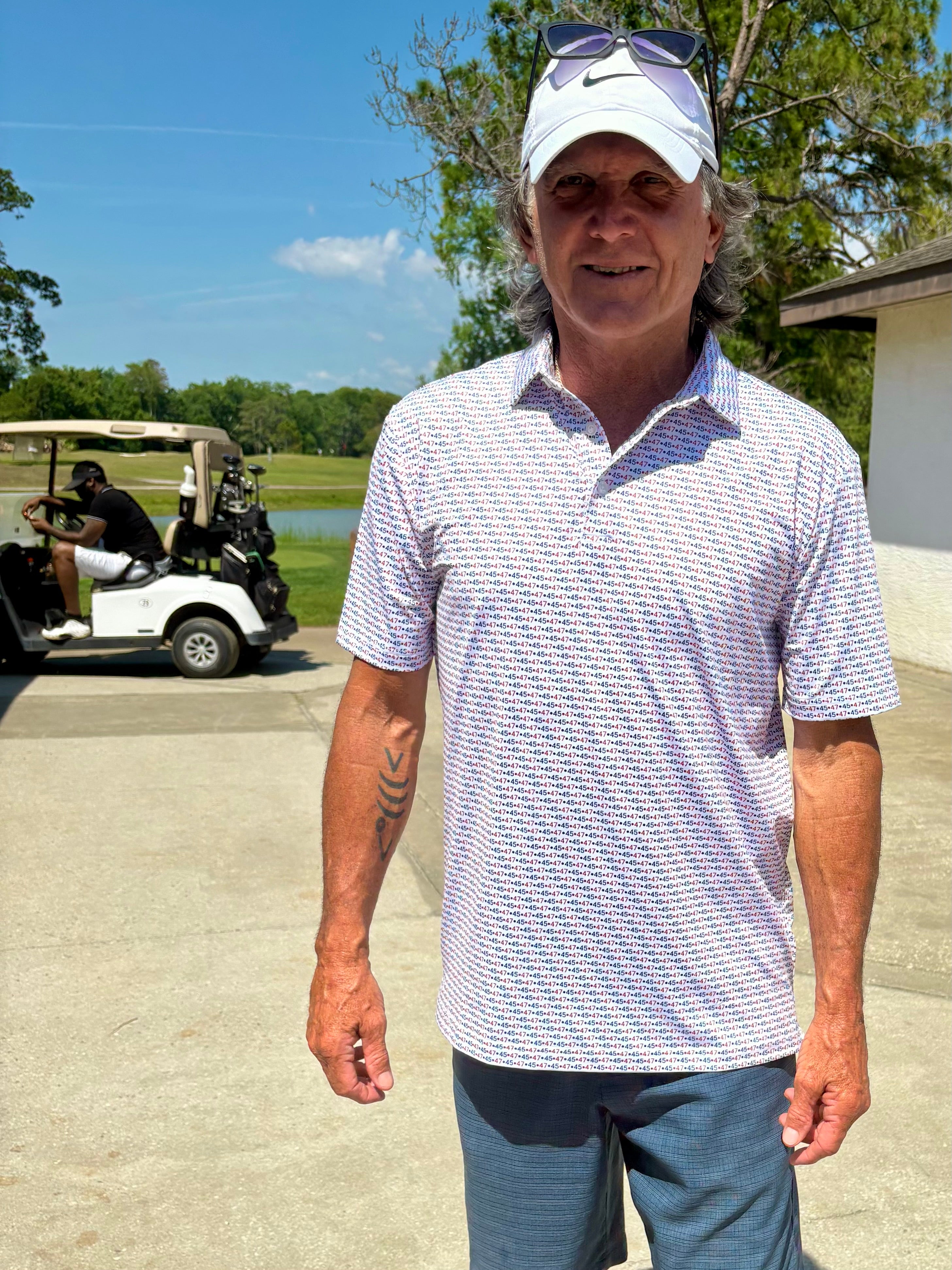 Freedom First 45/47 Presidential Mens Polo