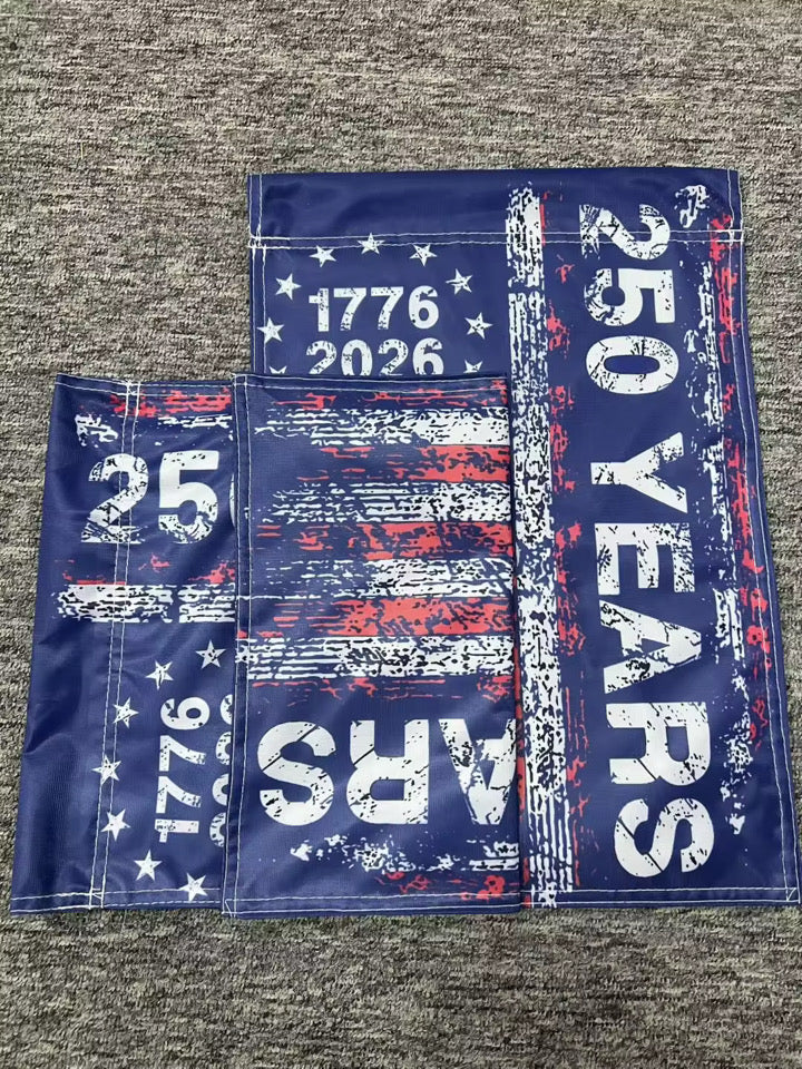 USA 250 Garden Flag