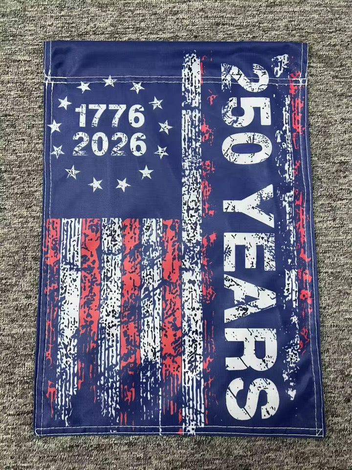 USA 250 Garden Flag