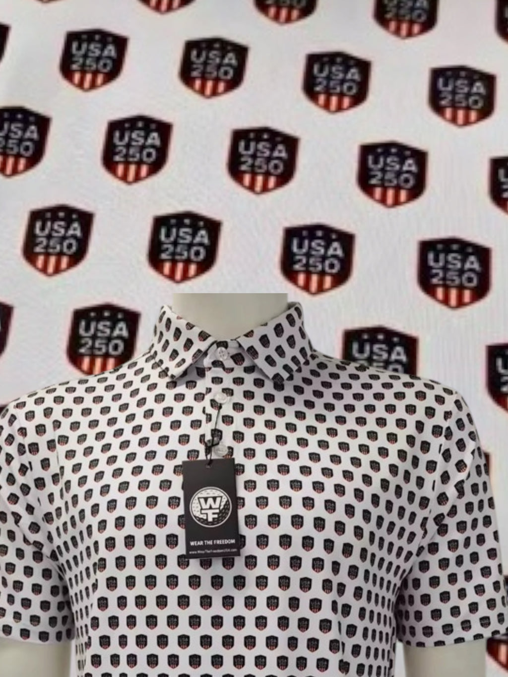 Freedom Shield 250 Polo – USA250 Edition