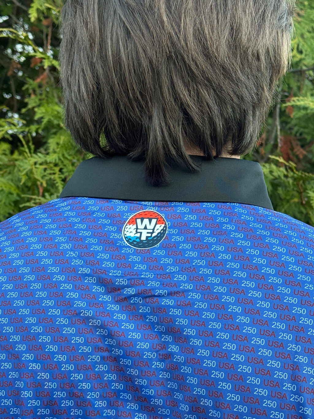 Blue USA250 Men’s Polo