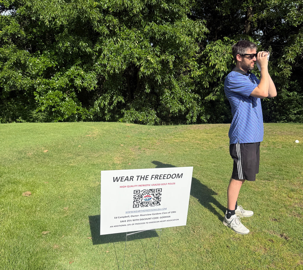 Blue USA250 Men’s Polo-Limited Edition | Wear The Freedom® by