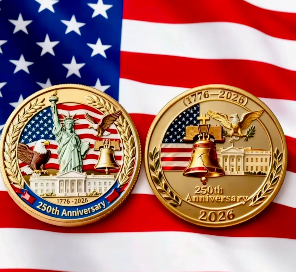 USA 250th Birthday Commemorative Coins