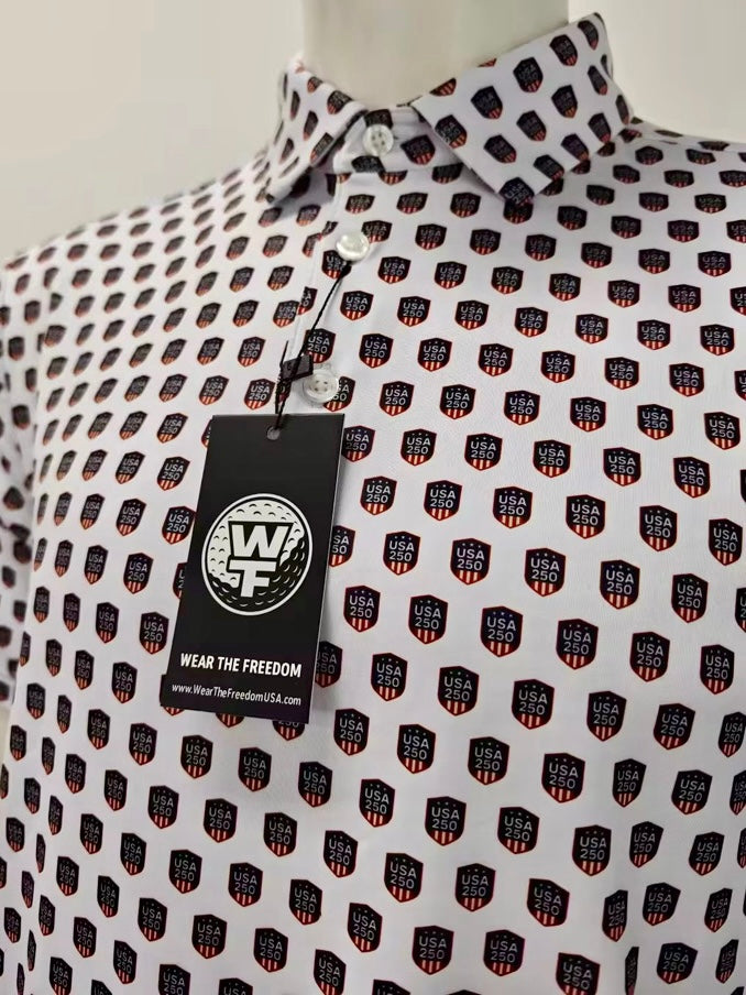 Freedom Shield 250 Polo – USA250 Edition