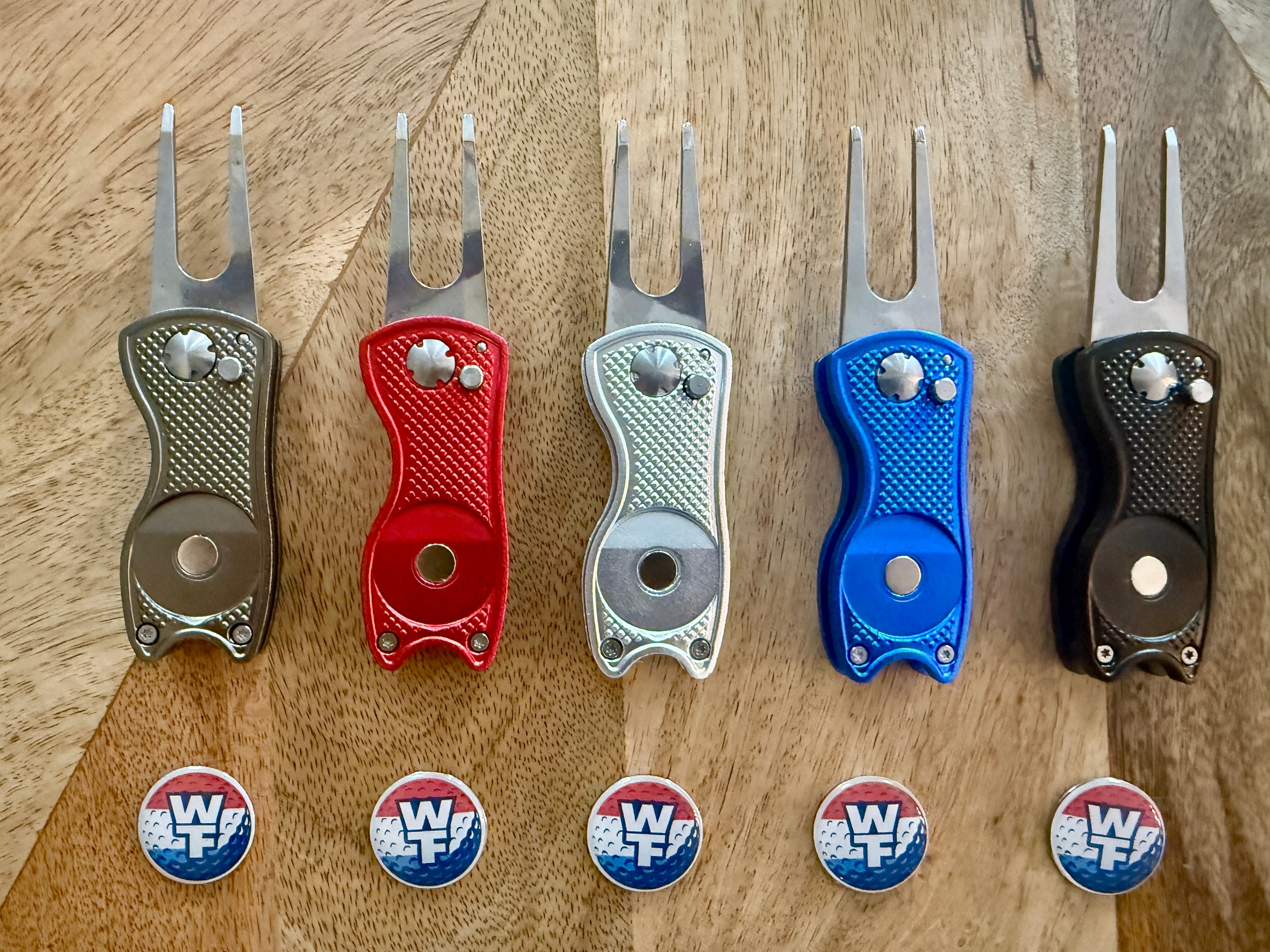 WTF Golf Divot Tool with Magnetic Ball Marker | Wear The Freedom®