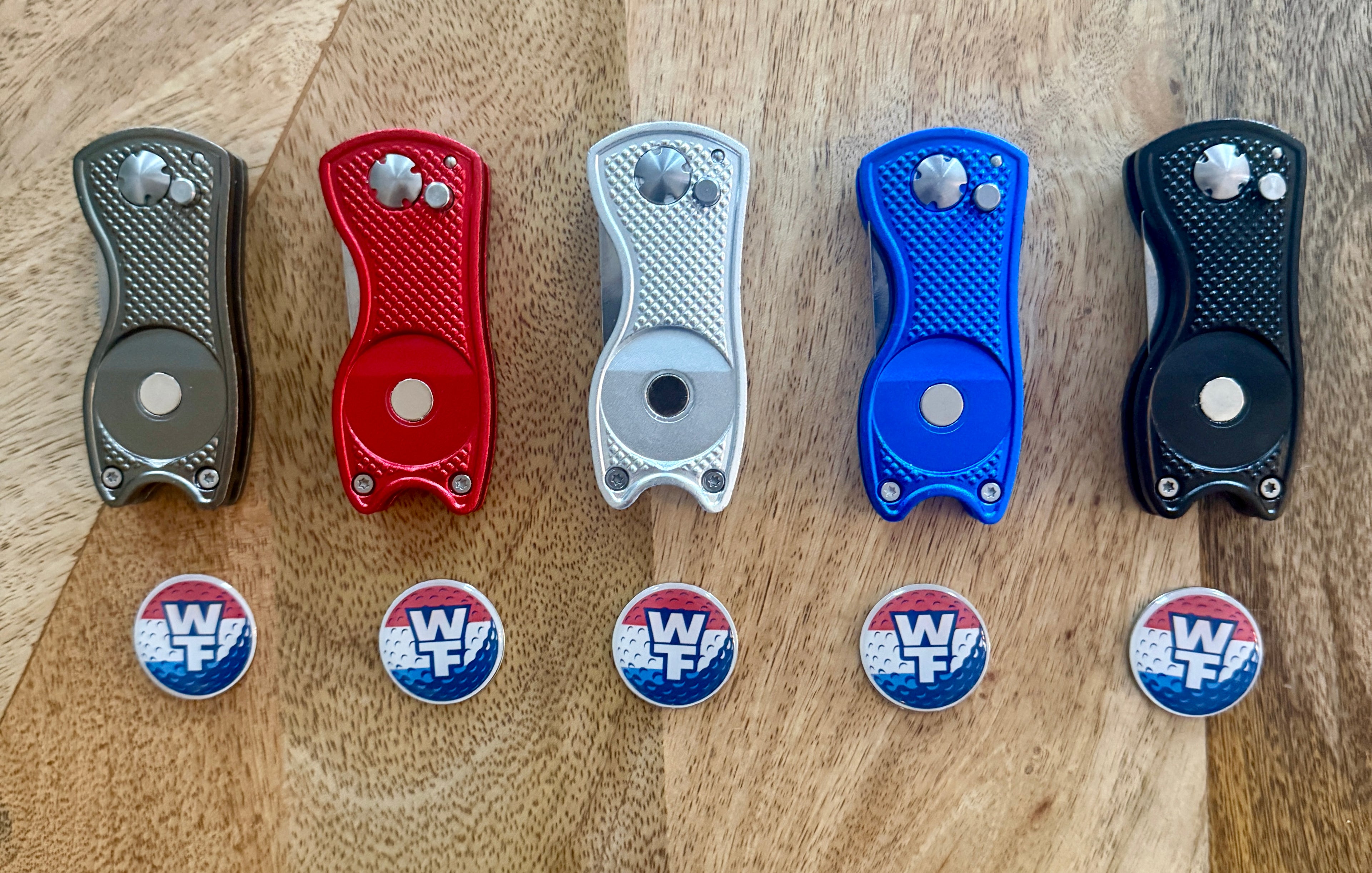 WTF Golf Divot Tool with Magnetic Ball Marker | Wear The Freedom®