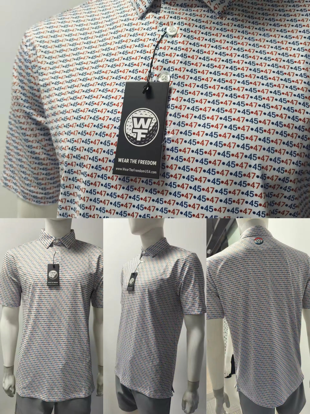 45/47 President Trump Polo

all angles 