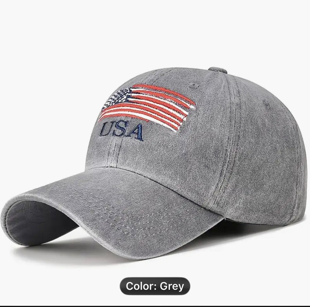 Stonewash USA Hat (Gray)
