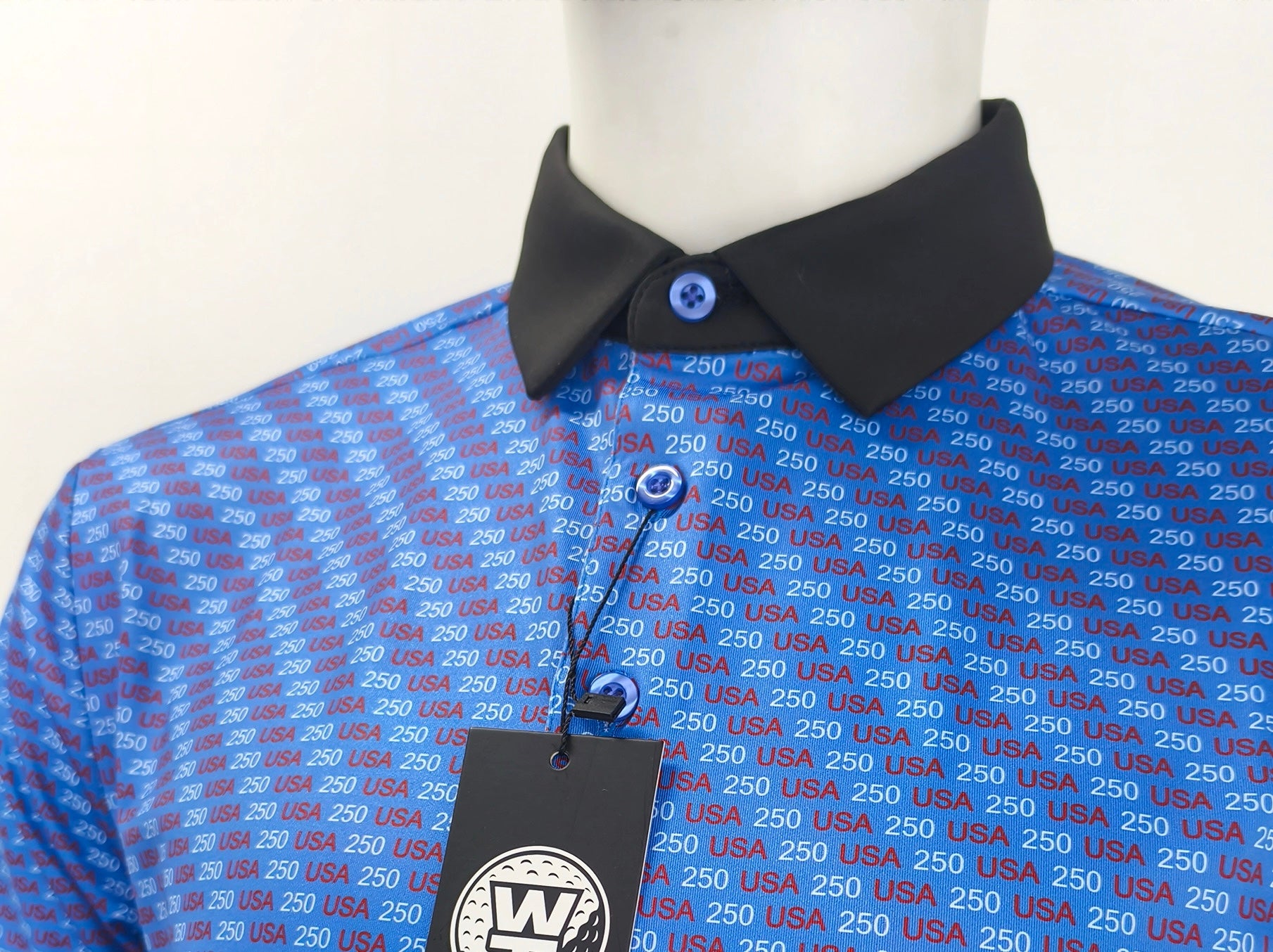 Blue USA250 Men’s Polo